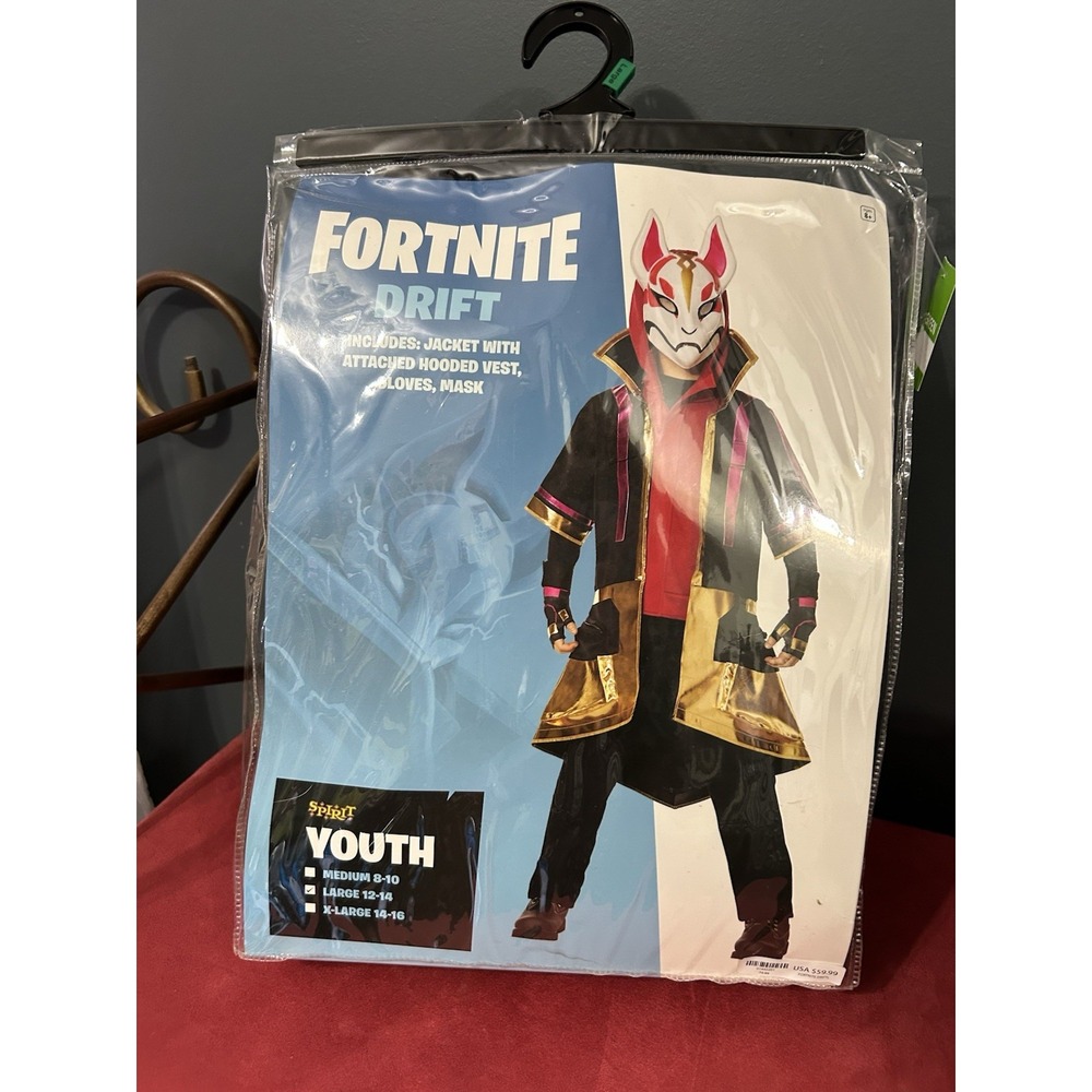 Fortnite Drift Costume Spirit Halloween Youth Large 12-14‎ COMPLETE - Picture 10 of 10